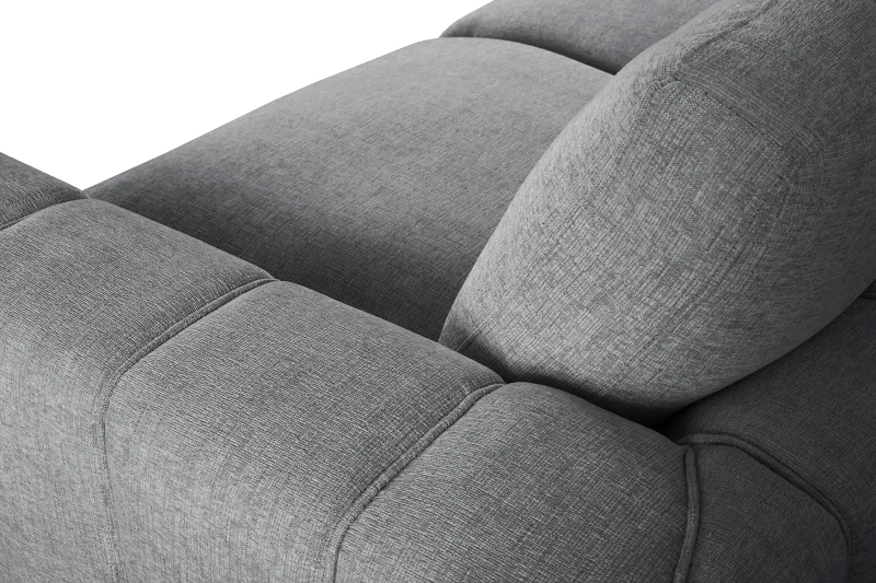 Sonna Grey Sofa with Pull-out Trundle and Storage | Left Chaise
