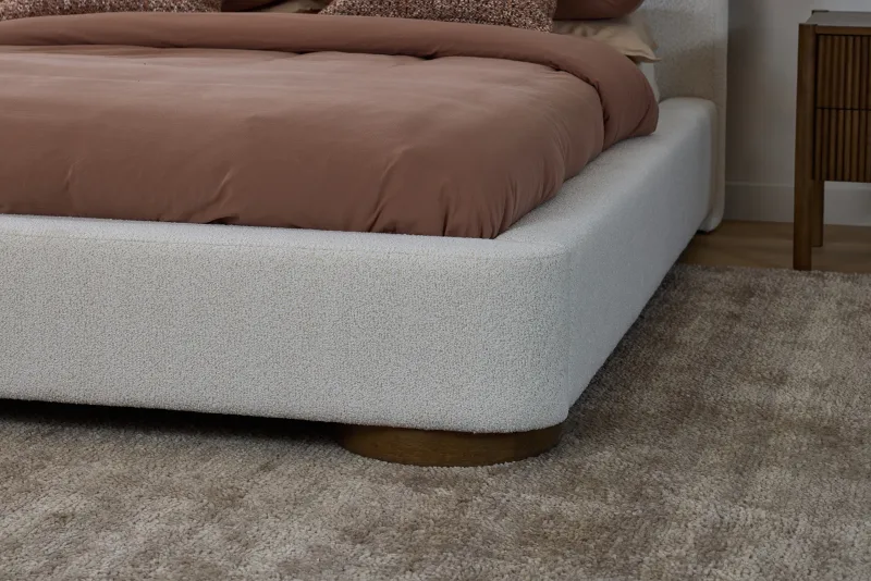 Sydney Double Bed | Beige Fabric
