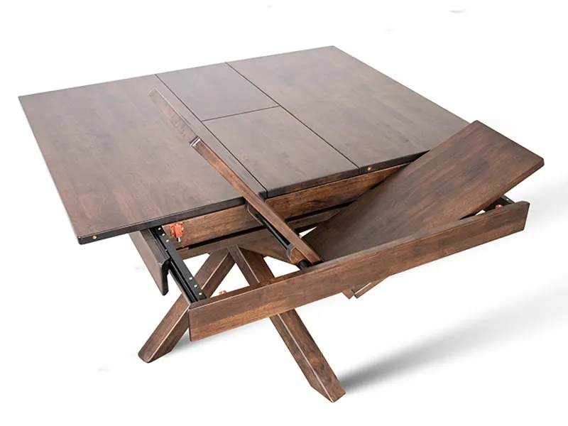 Tokyo Hardwood Extendable Dining Table | Arabica Walnut | 4 to 8 Seater