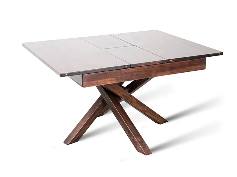 Tokyo Hardwood Extendable Dining Table | Arabica Walnut | 4 to 8 Seater