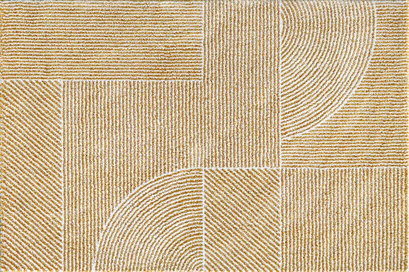 Tyric Pattern Area Rug | Mustard