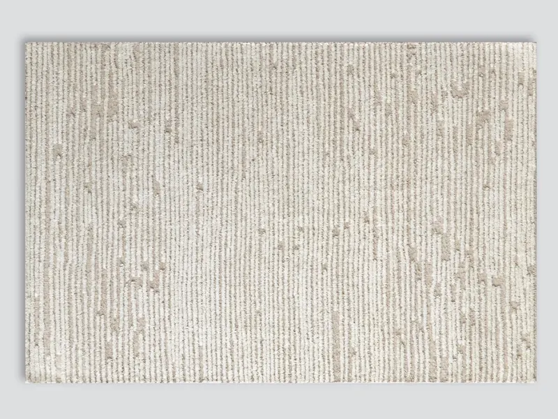 Jax Wool Pattern Rug | Beige