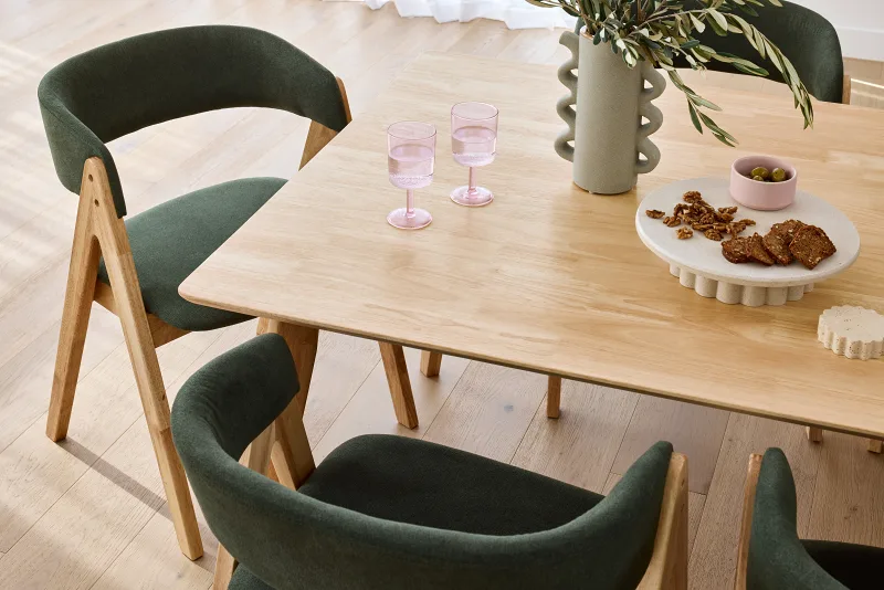 Franki Hardwood Dining Table | Natural | 2000mm