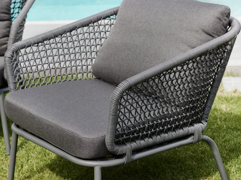 Eagle 3PCE Recycled Wicker Outdoor Lounge Set