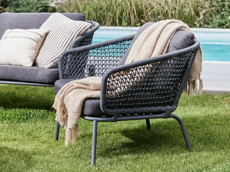 Eagle 3PCE Recycled Wicker Outdoor Lounge Set