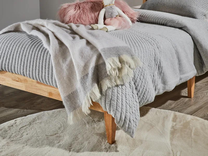 Halo King Single Bed Frame | Natural Hardwood