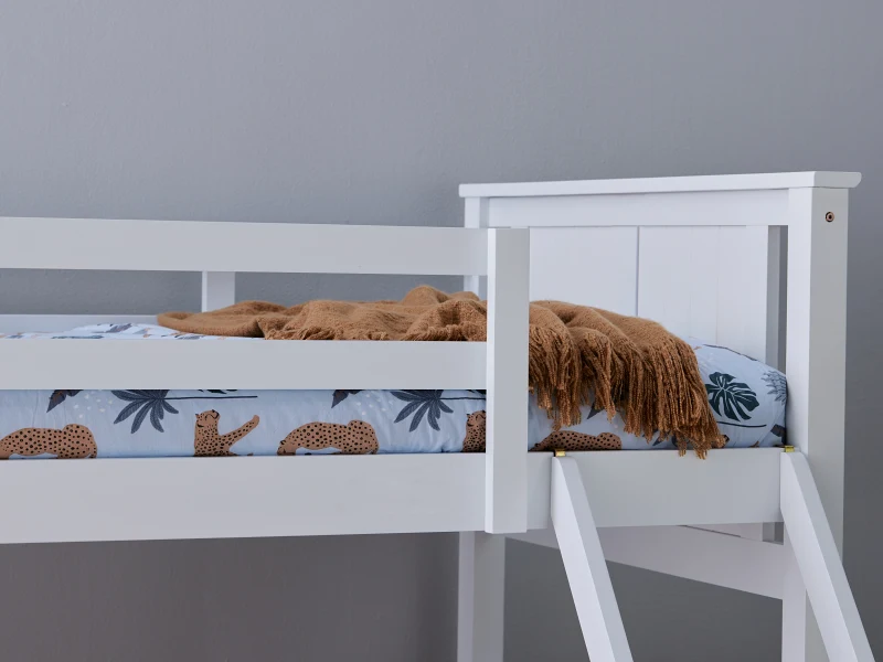 Myer White Triple Bunk Bed | Hardwood Frame