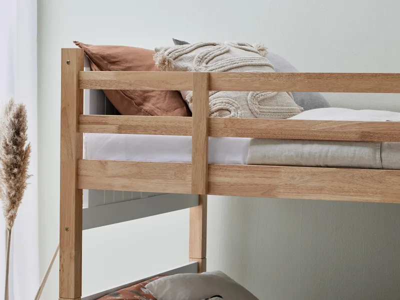 Myer Single Bunk Bed | Hardwood Frame