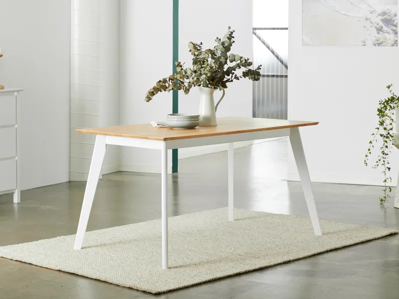 Finn Dining Table | Natural Hardwood