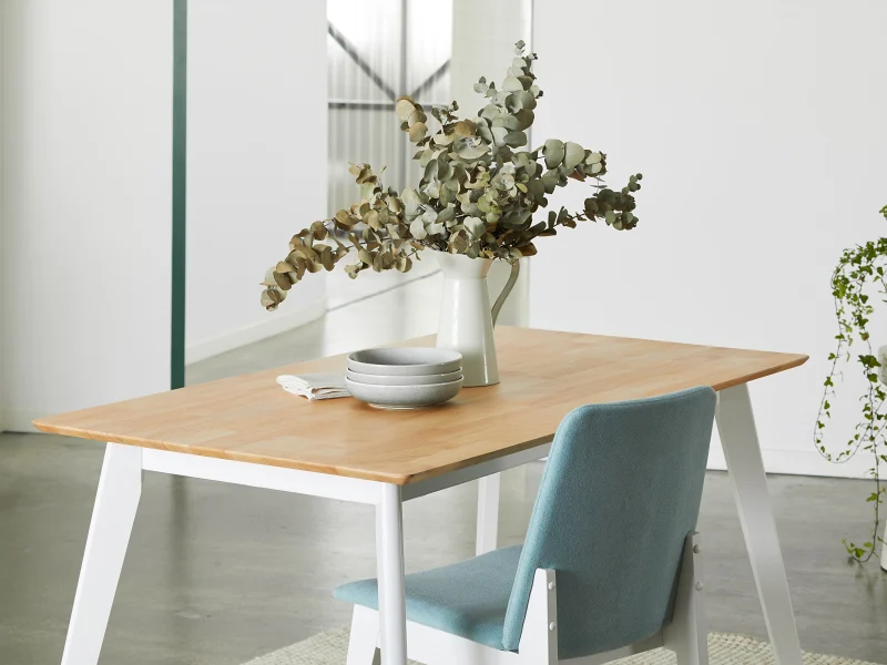 Finn Dining Table | Natural Hardwood