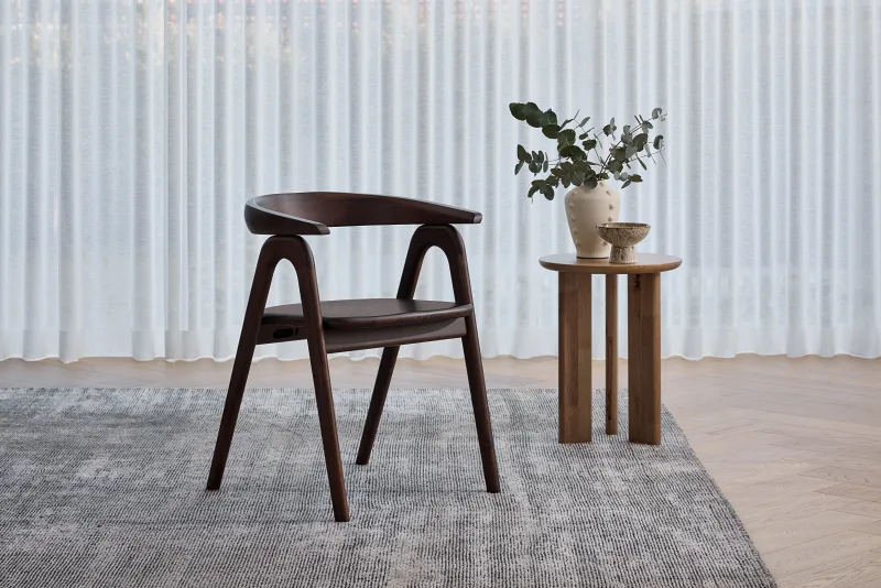 Manor Hardwood Dining Chair | Arabica Walnut