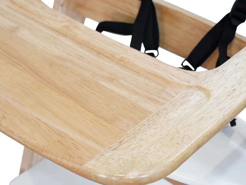 Banksia Toddler High Chair | Natural & White