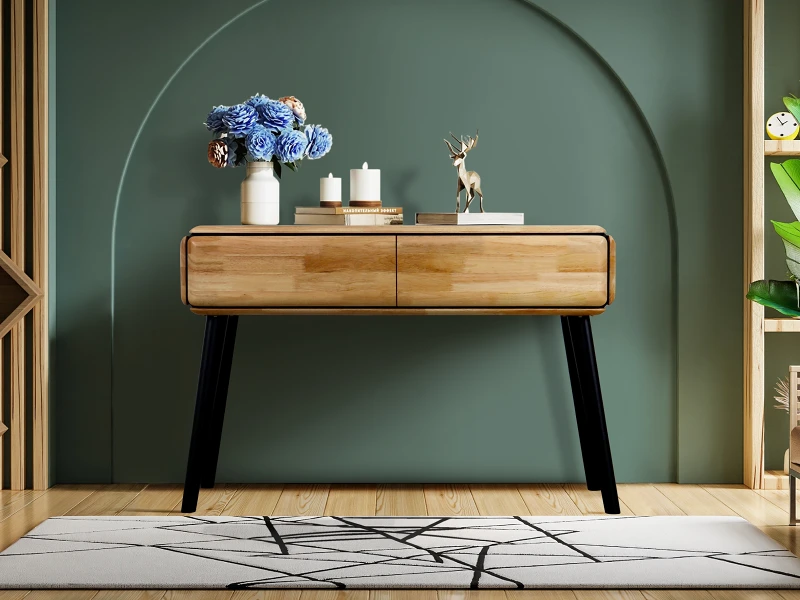 Casa Hardwood Console Table | Natural