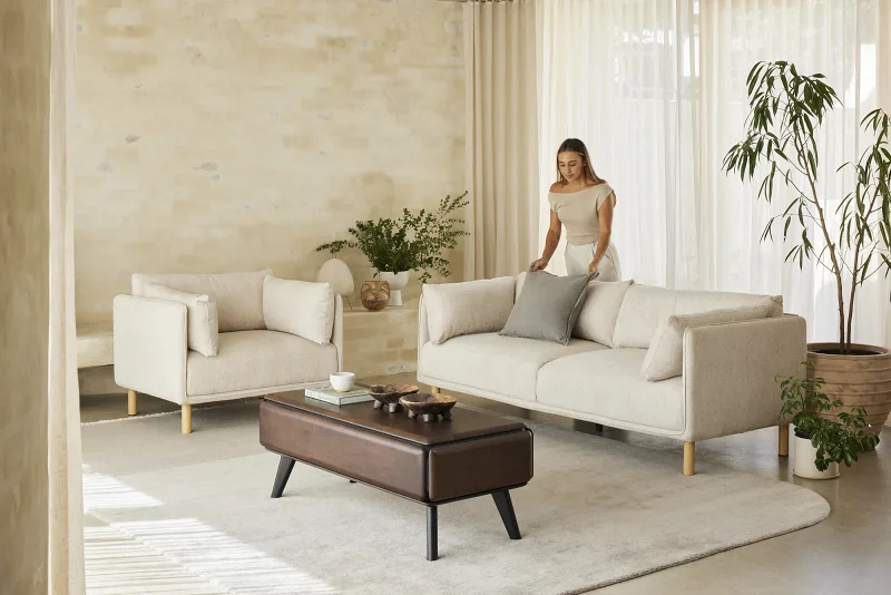Casa Hardwood Coffee Table | Arabica Walnut
