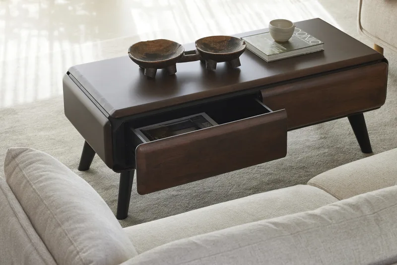 Casa Hardwood Coffee Table | Arabica Walnut