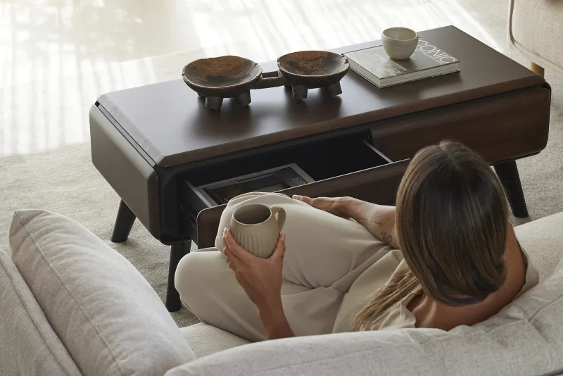 Casa Hardwood Coffee Table | Arabica Walnut