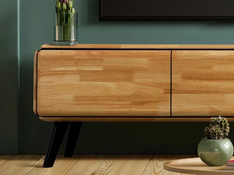 Casa Hardwood TV Entertainment Unit | Natural