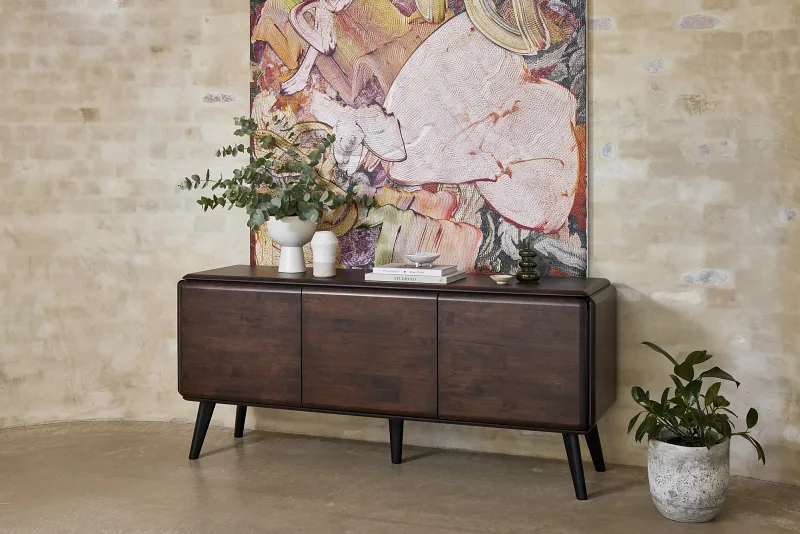 Casa Hardwood Sideboard Buffet | Arabica Walnut | 1800mm