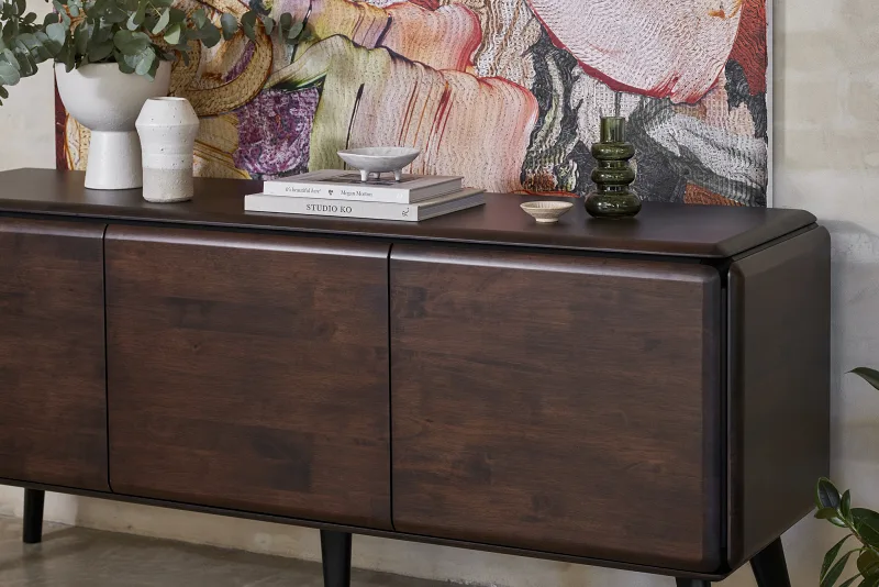 Casa Hardwood Sideboard Buffet | Arabica Walnut | 1800mm