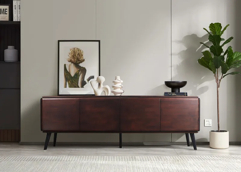 Casa Hardwood Sideboard Buffet | Arabica Walnut | 2400mm