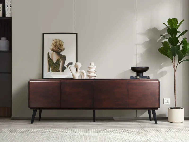 Casa Hardwood Sideboard Buffet | Arabica Walnut | 2400mm