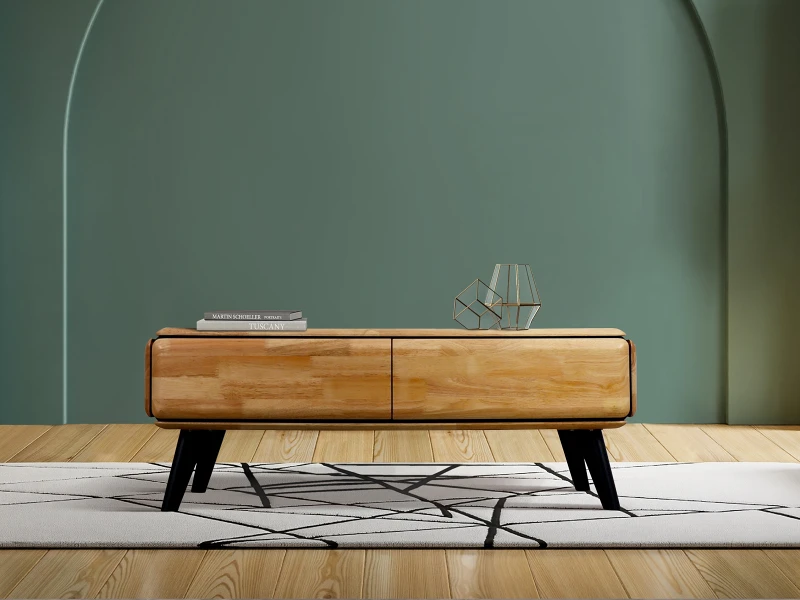 Casa Hardwood Coffee Table | Natural