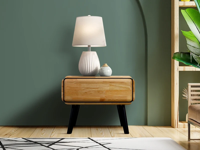 Casa Hardwood Side Table | Natural