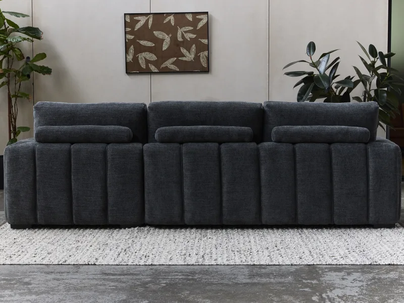 Siesta Sofa Bed | Charcoal | Left Chaise