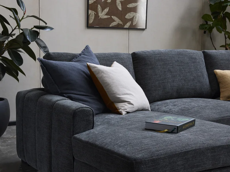 Siesta Sofa Bed | Charcoal | Left Chaise