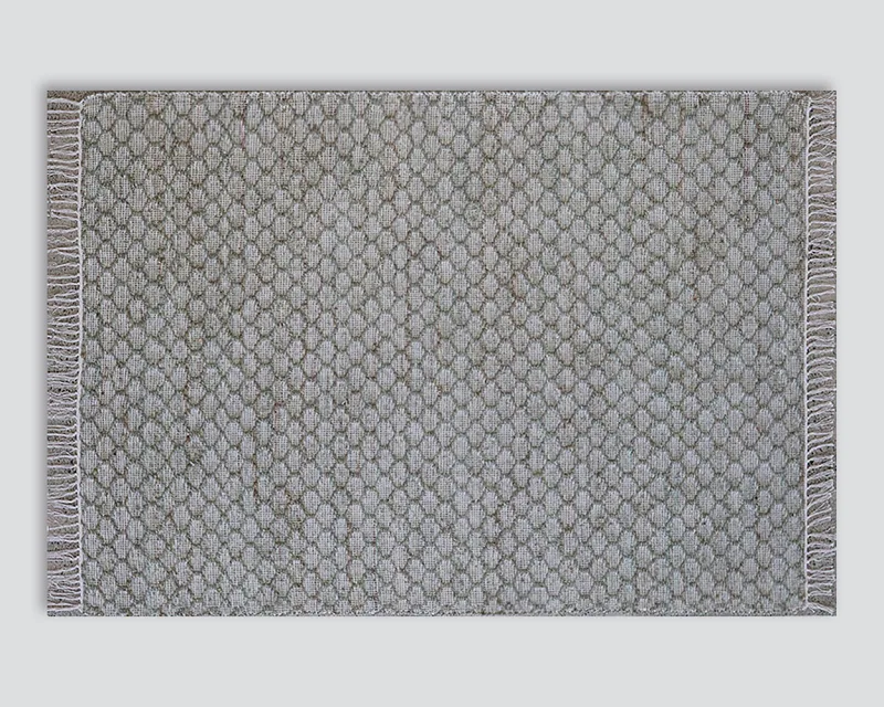 Myra Jute Pattern Rug | Green