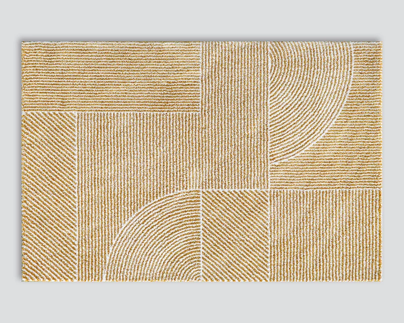 Tyric Pattern Area Rug | Mustard