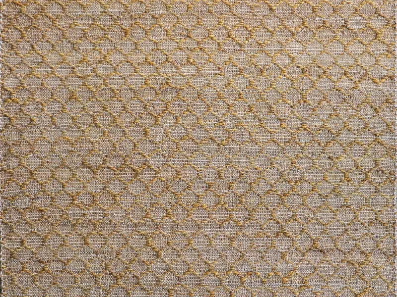 Myra Jute Pattern Rug | Mustard