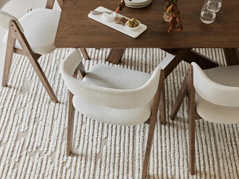 Jax Wool Pattern Rug | Beige