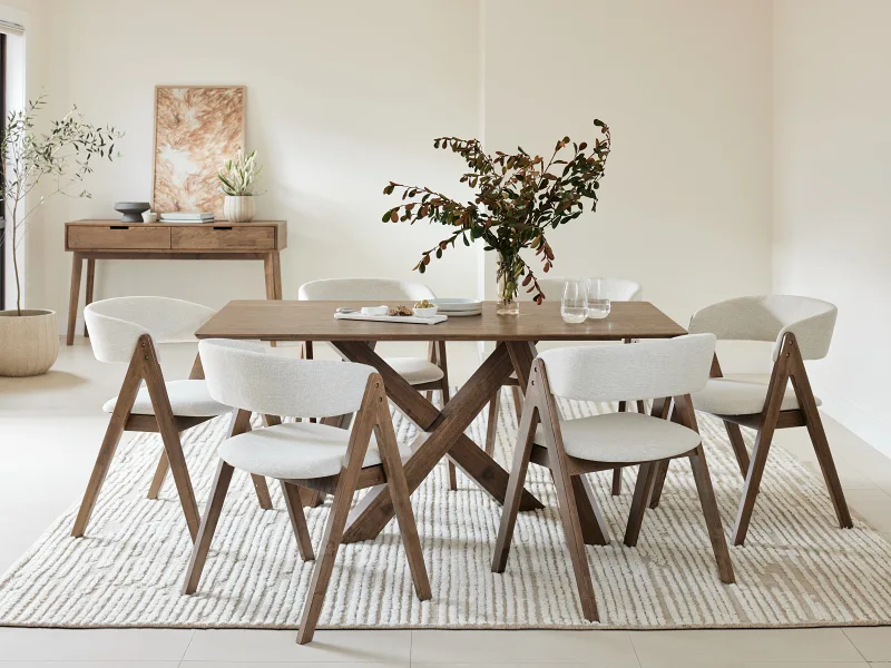 Jax Wool Pattern Rug | Beige