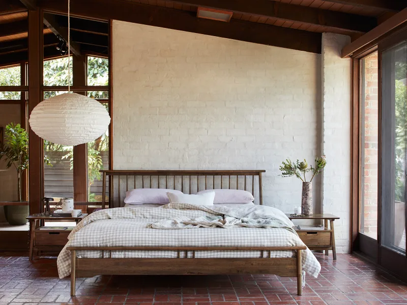 Rome 3PCE King Size Bedroom Suite | Rustic Walnut