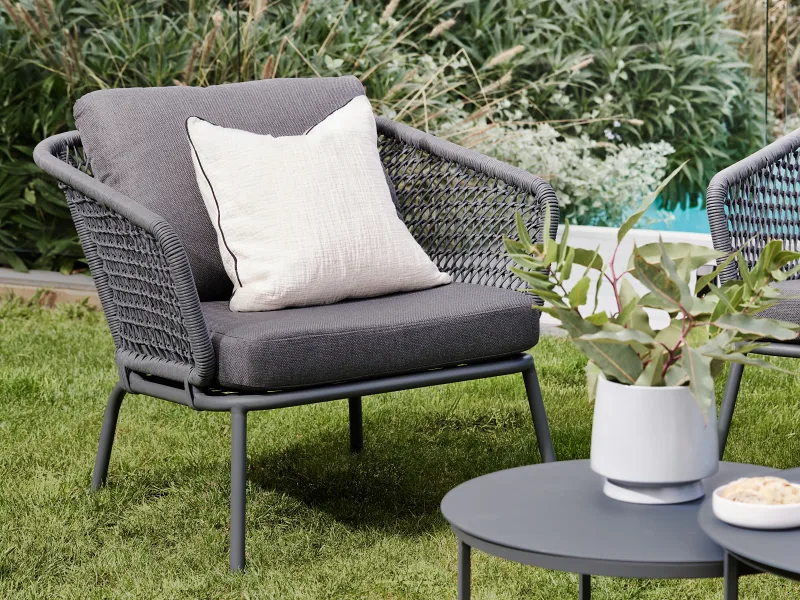 Eagle 5PCE Recycled Wicker Outdoor Lounge Set