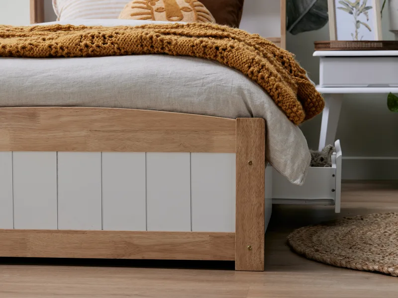 Rio Toddler Single Storage Bed | Hardwood Frame  