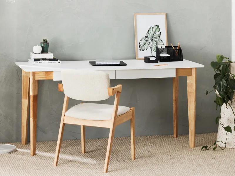 Byron Console Table | 2 Drawer | Natural Hardwood