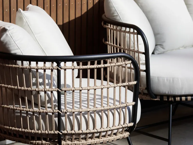 Arden Bamboo Wicker Outdoor Armchair