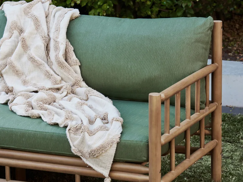 Costa Rica Acacia Outdoor Corner Lounge | Stone Green