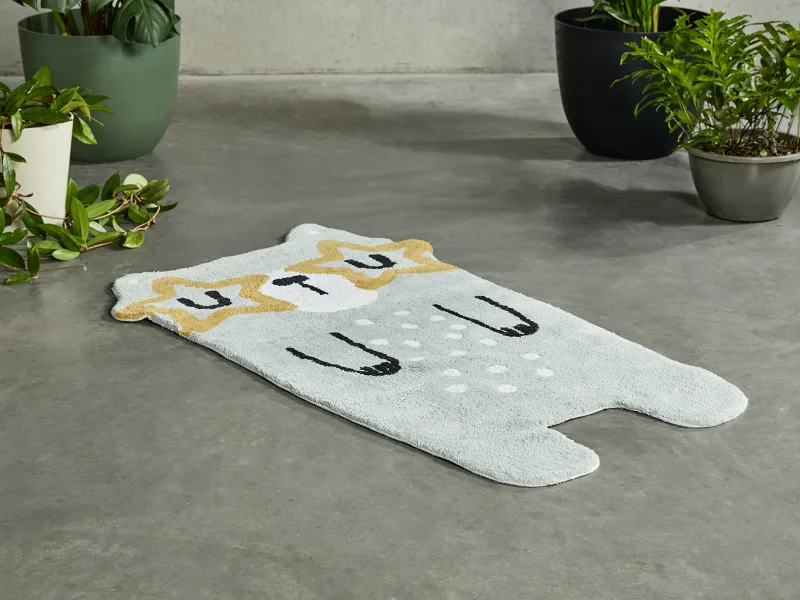Monty Modern Kids Bear Shaped Rug