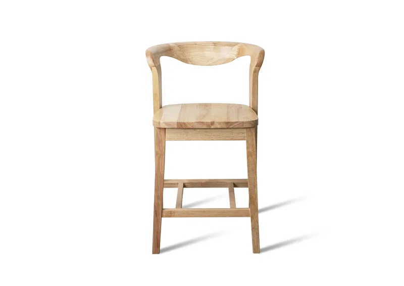 Casa Counter Stool | Natural Hardwood