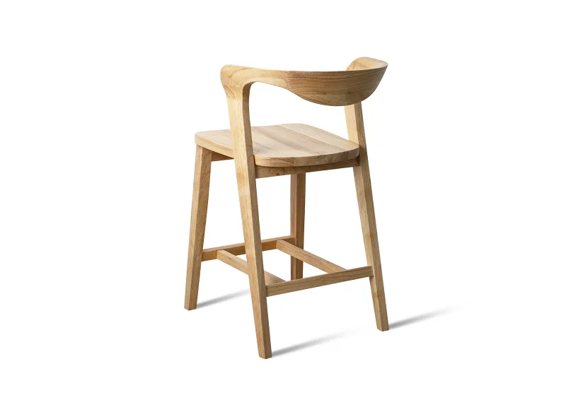 Casa Counter Stool | Natural Hardwood