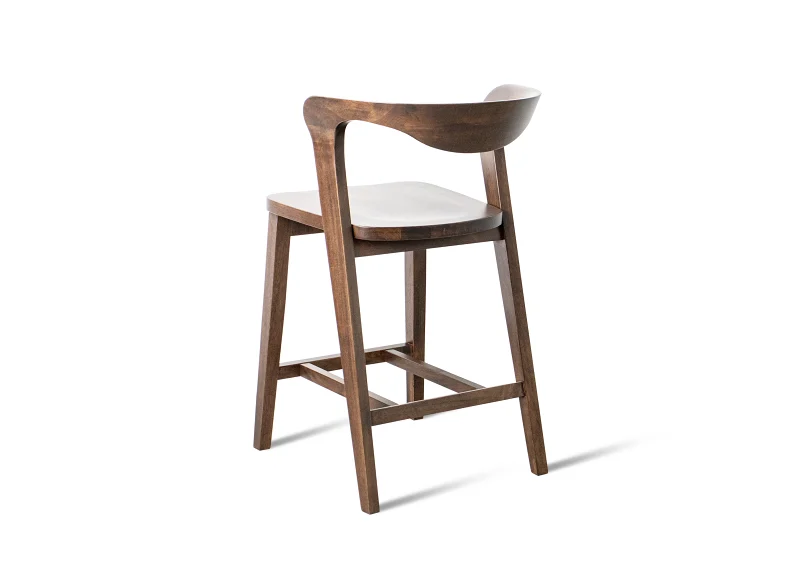 Casa Hardwood Counter Stool | Arabica Walnut
