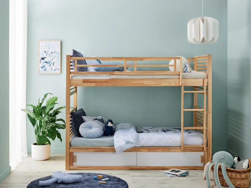 Rio King Single Bunk Bed Buddy Package | Bunk Bed & Mattresses