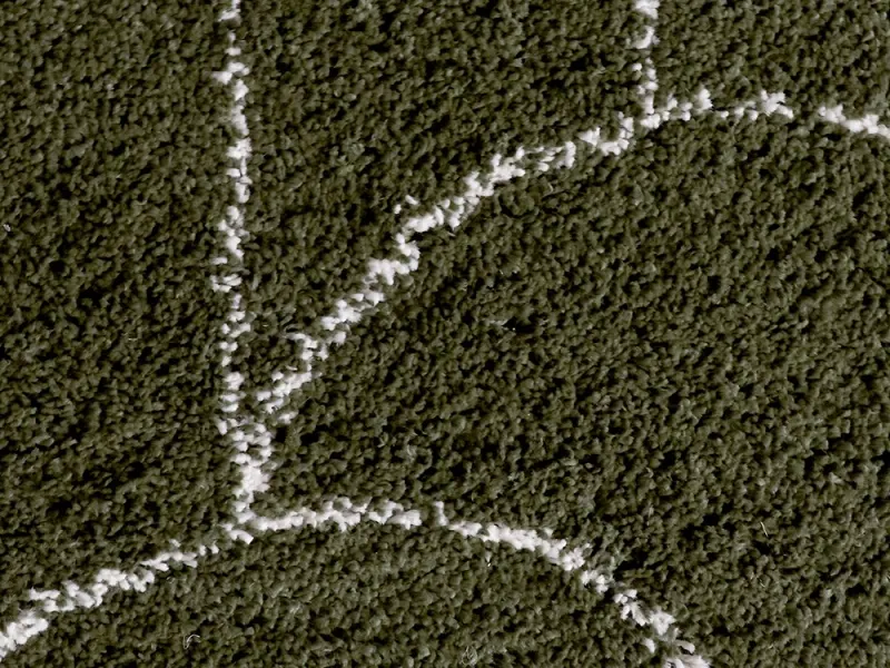 Turret Pattern Area Rug | Green