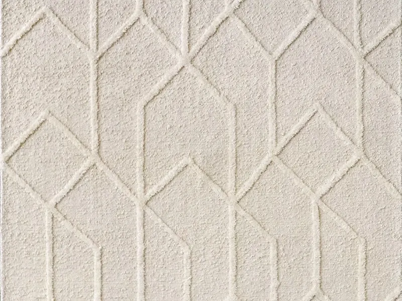 Wilder Wool Pattern Rug | Beige | 2m x 2.9m
