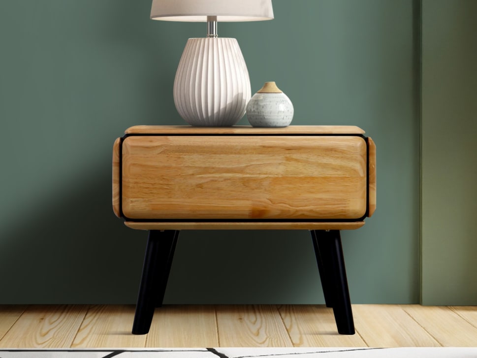 Casa Hardwood Side Table | Natural