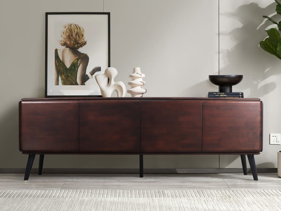 Casa Hardwood Sideboard Buffet | Arabica Walnut | 2400mm