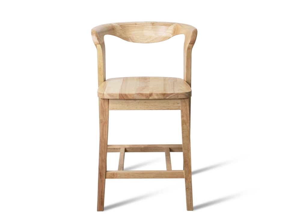 Casa Counter Stool | Natural Hardwood